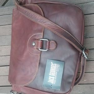 Jack George's saddle bag crossbody bag new